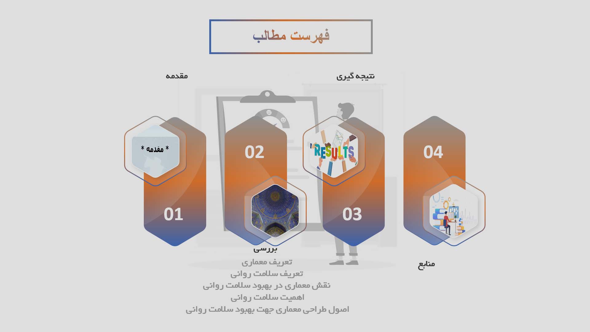 پاورپوینت در مورد معماری و بهبود سلامت روانی